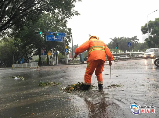 海雅人一条心,不惧危险抗台风
