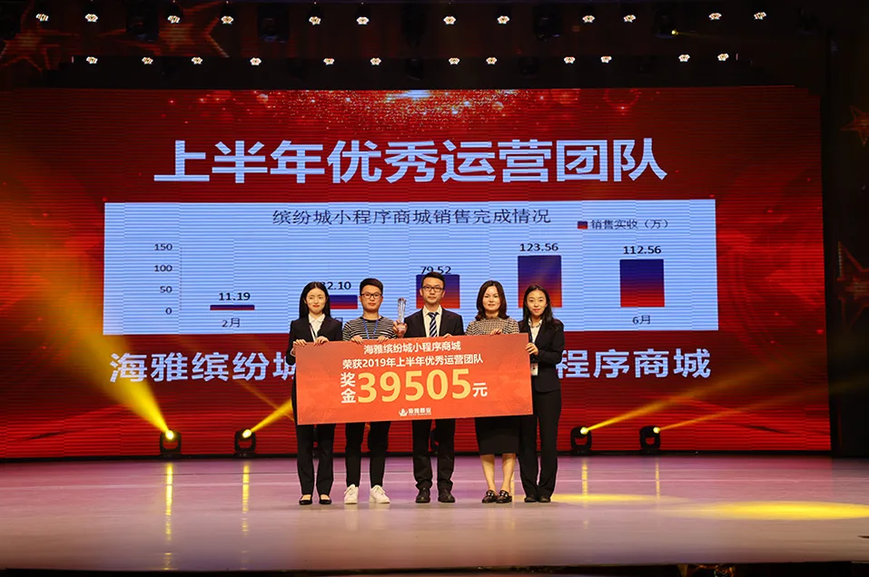 品质提升 永不止步——海雅商业隆重举行2019年上半年优秀团队颁奖典礼