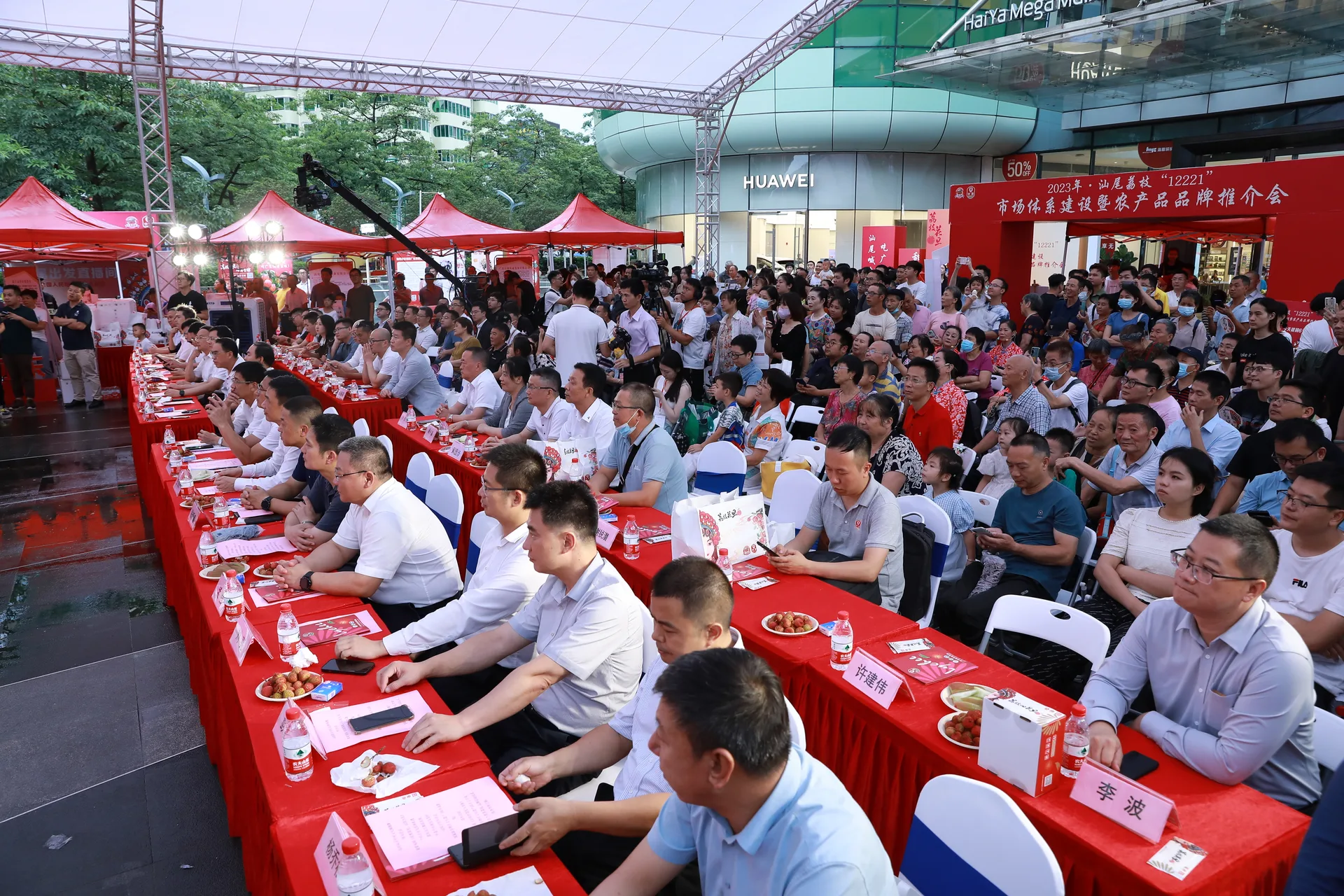 助力乡村振兴 | 2023年汕尾荔枝“12221”市场体系建设暨农产品品牌推介会在海雅缤纷城举行